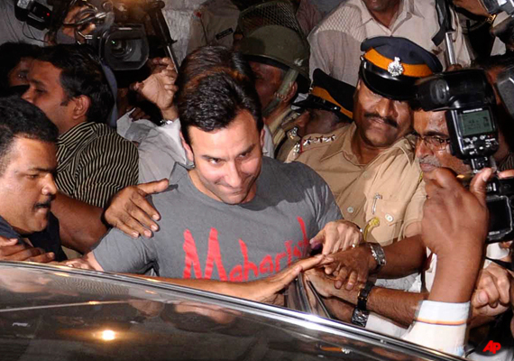 bollywood actor saif ali khan arrested and bailed out
