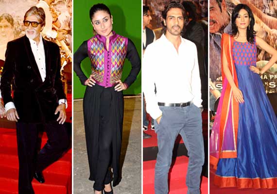 big b ajay kareena arjun unveil raghupati raghav from