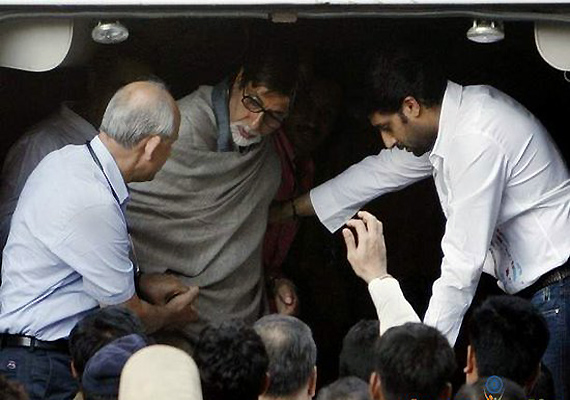 happy to be back in familiar surrounding says big b