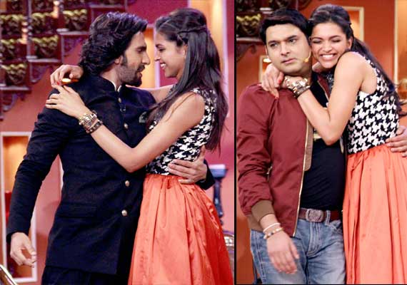 Deepika and Ranveer promote 'Ram-Leela' on Comedy Nights with Kapil ...