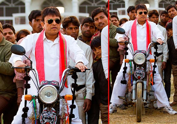 first look of annu kapoor from the sets of muavza out view