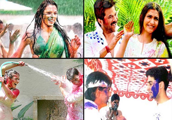 indian actress in holi