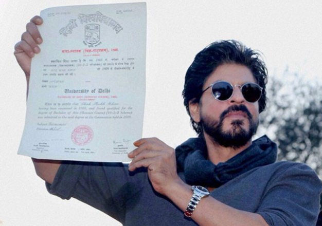 a really long time shah rukh khan gets his college degree