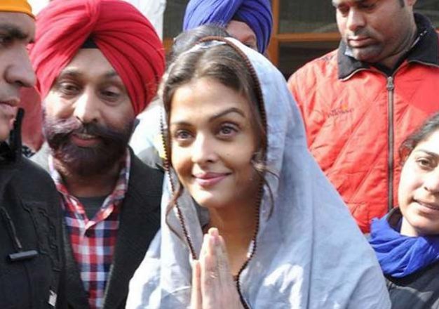 aishwarya rai bachchan shoots for sarbjit at golden temple