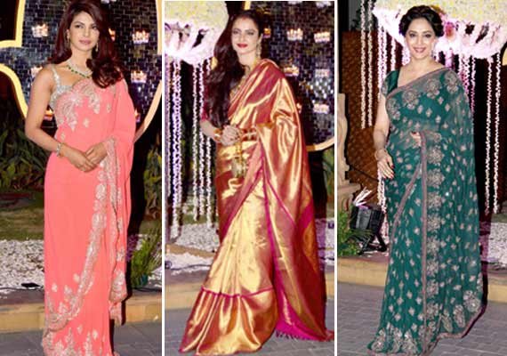 Priyanka Rekha Madhuri Grace Rriddhi Malhotra S Wedding