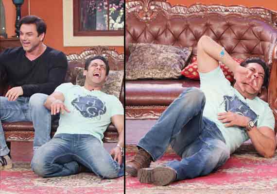 Salman Khan Goes Out Of Control On Comedy Nights With Kapil View Pics