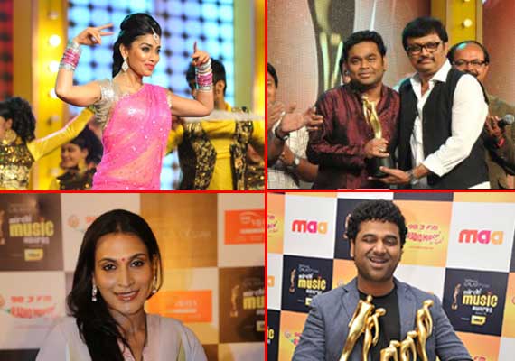 southern stars honoured at mirchi music awards south 2012