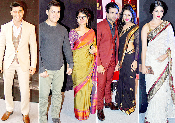 star parivaar awards 2014 aamir khan and wife kiran look