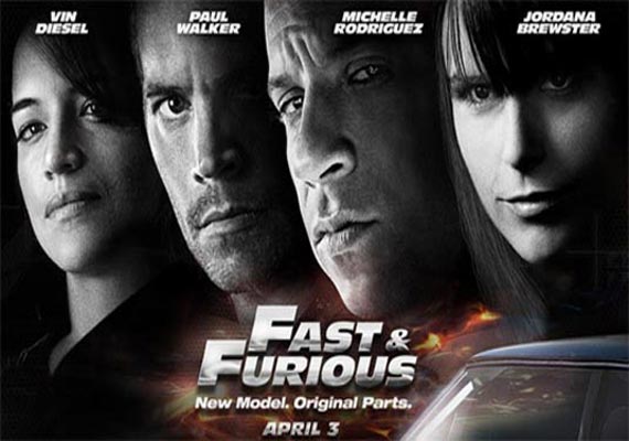 New Fast and Furious Paul Walker & Vin Diesel CD Clock Action Movie Nice!!