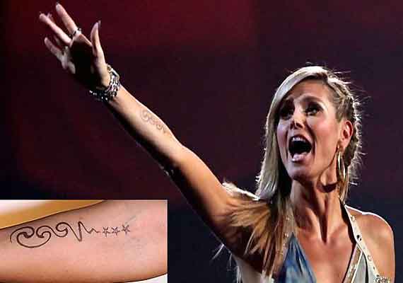 heidi klum tattoo