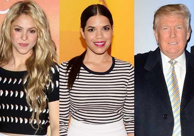shakira america ferrera slam donald trump for racist remarks