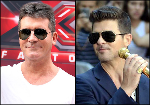 Robin Thicke Mistaken As Simon Cowell Hollywood News India Tv