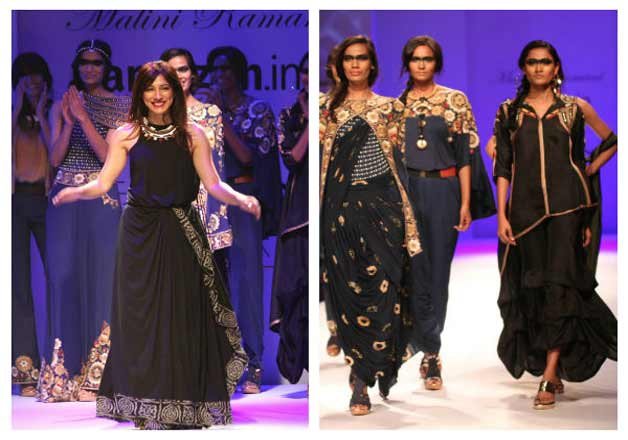 malini ramani rina dhaka unfold winter story on aifw ramp