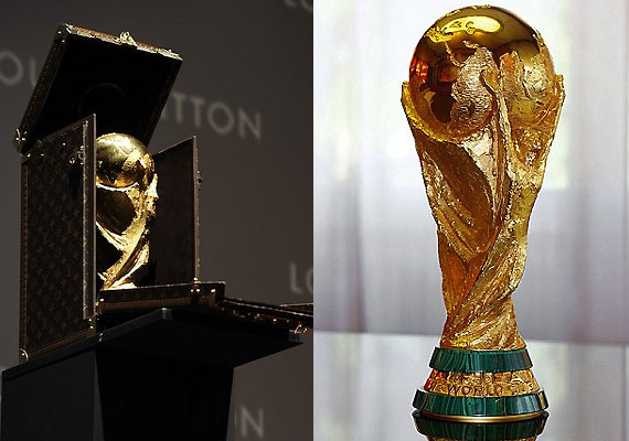 The World Cup Trophy Is Cased In A Louis Vuitton Trunk