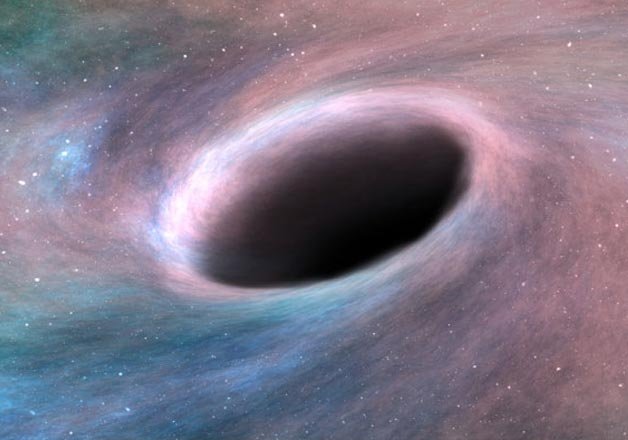 glimpse of black hole by the illumination of big bang