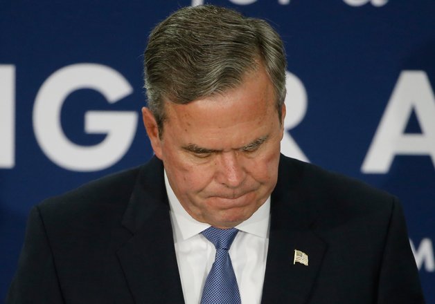 jeb bush drops out of white house race