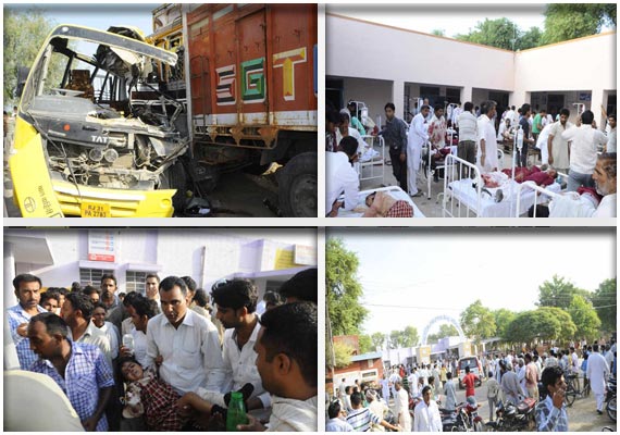 11 school children killed in road mishap watch pics