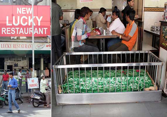 a restaurant in ahmedabad where people dine with the dead