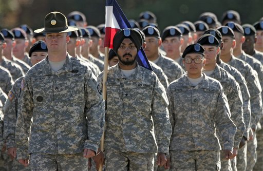 first sikh to become u.s. army soldier for nearly three