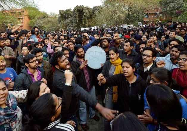 jnu row historians artistes say police action should not