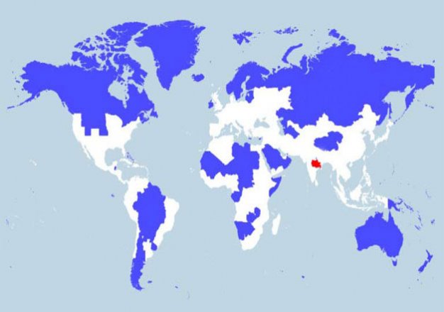 Бангладеш россия карта