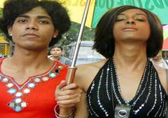lgbt activists stage pride parade