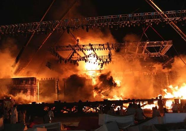 make in india week fire case mumbai police registers fir