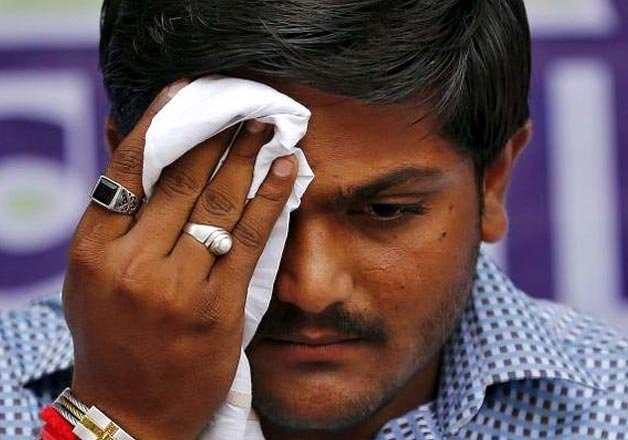 hardik patel sent to hospital after being on a hunger