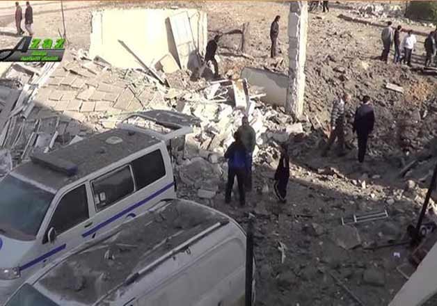 deadly airstrikes hit hospitals school in syria dozens
