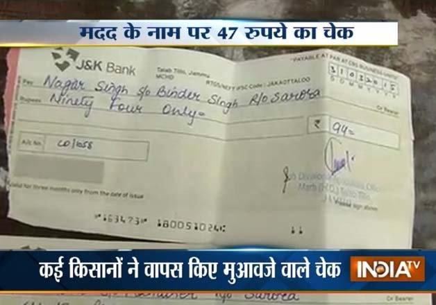 flood hit farmers of j k feel insulted by compensation