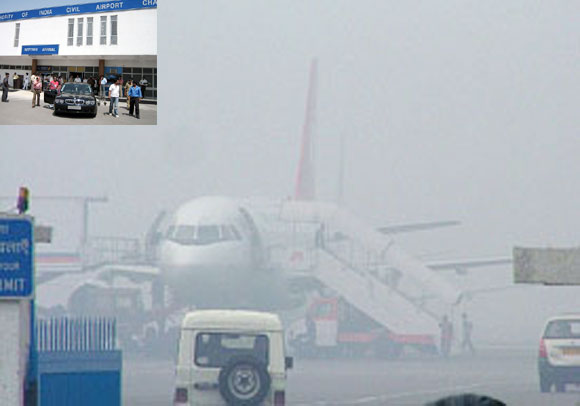 over 60 planes in queue chandigarh airport to operate all