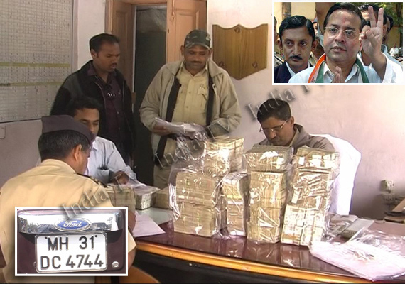 president s son issued notice over seizure of rs 1 crore