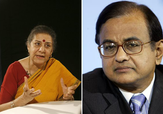 soni defends chidambaram in ramlila maidan crackdown