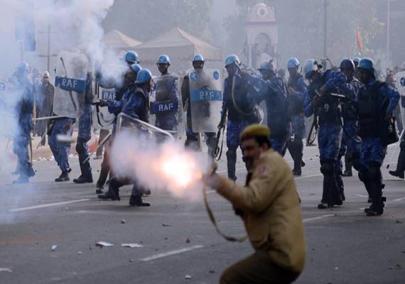 30 people injured in assam police firing