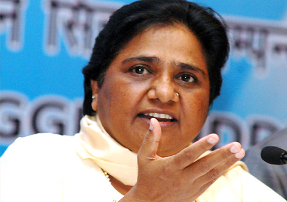 cong creating fissures between muslims obcs says mayawati