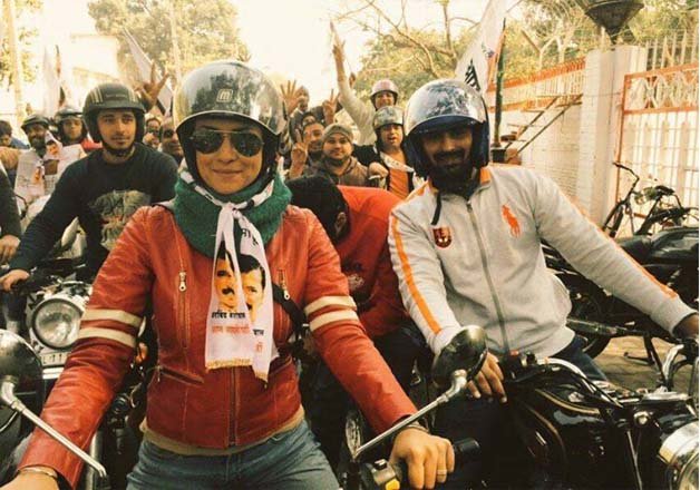 delhi polls gul panag turns aap s bullet rani