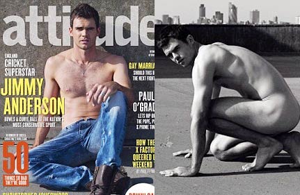 Nudist Magazine Gallery - England Bowler James Anderson Poses Nude For UK Gay Magazine | Cricket News  â€“ India TV