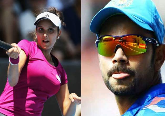 virat kohli sania mirza lead pack of 56 indians in forbes