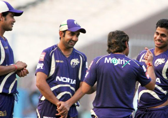 kkr skipper gambhir bats for sporting wicket at eden