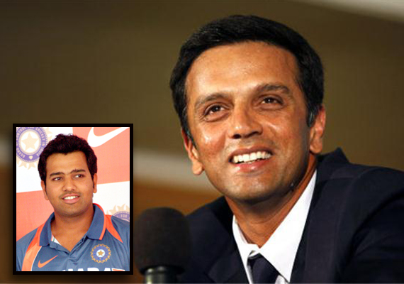 rahul dravid taught me to put price on my wicket says rohit