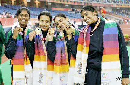 Indian Women S X M Relay Quartet Strike Gold Other News India Tv