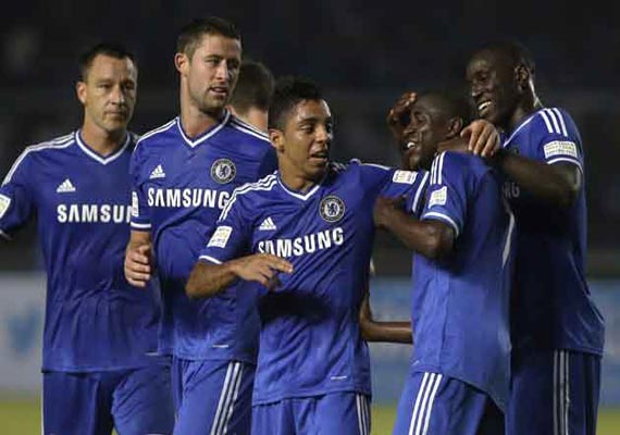 chelsea beats indonesia all stars 8 1