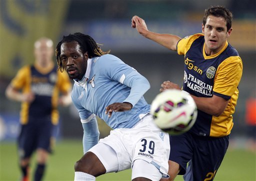 lazio draws 1 1 at hellas verona in serie a