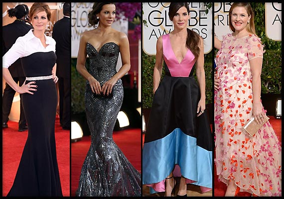 Golden Globes awards 2014: Old Hollywood meets new on the red carpet ...