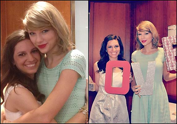 Taylor Swift surprises fan, attends her bridal shower (see pics ...