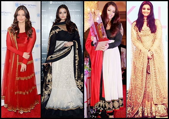 aishwarya rai in sabyasachi suits