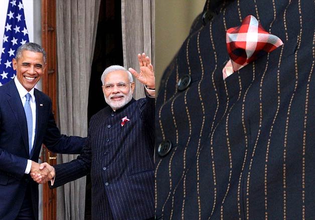Modi's latest style: Suit with his own name stripes | Lifestyle News ...