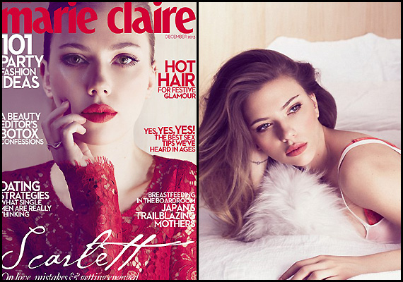 Aaj Ki Sex Video Alia Bhatt Ki Sexy - Scarlett Johansson poses for Marie Claire magazine! (view pics) | India  News â€“ India TV