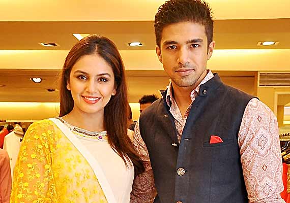 Huma Qureshi Saqib Saleem Add Star Quotient To Varun Bahl S Couture Line See Pics Lifestyle