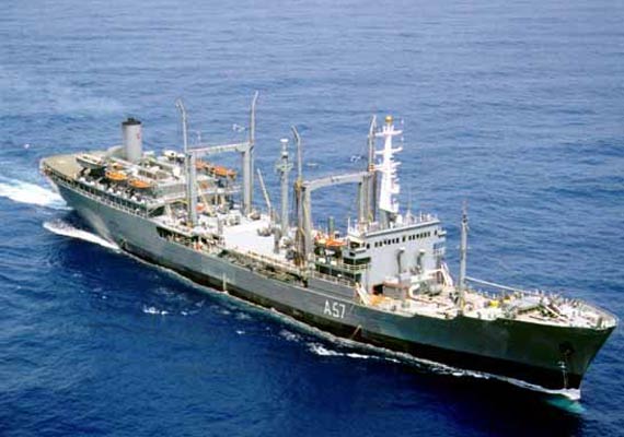 Ins Shakti Fleet Tanker INS Shakti Inducted Into Navy | India News – India TV